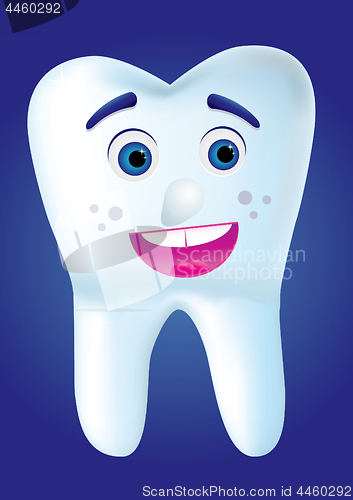 Image of Tooth-cartoom smile to you