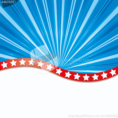 Image of Background with elements of USA flag