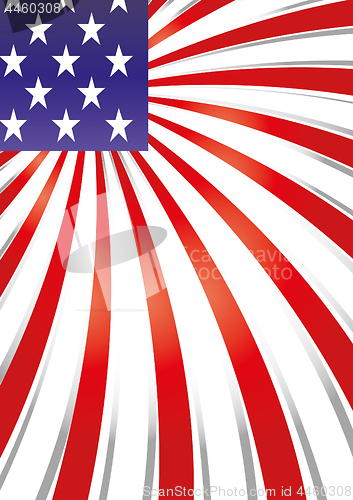 Image of Background with elements of USA flag