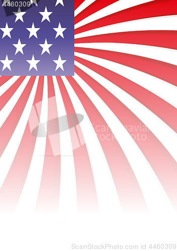 Image of Background with elements of USA flag