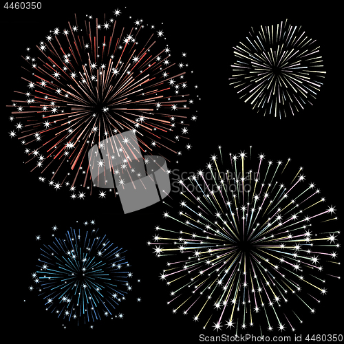 Image of Set of fireworks, part 2