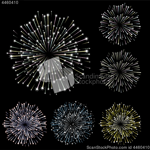 Image of Set of fireworks, part 3