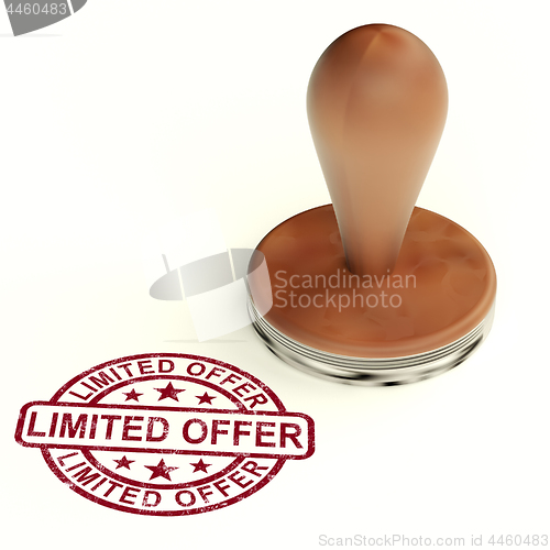 Image of Limited Offer Stamp Showing Product Promotion