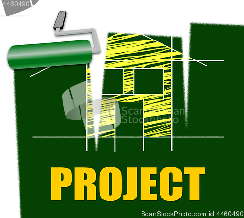 Image of House Project Means Make Over And Habitation