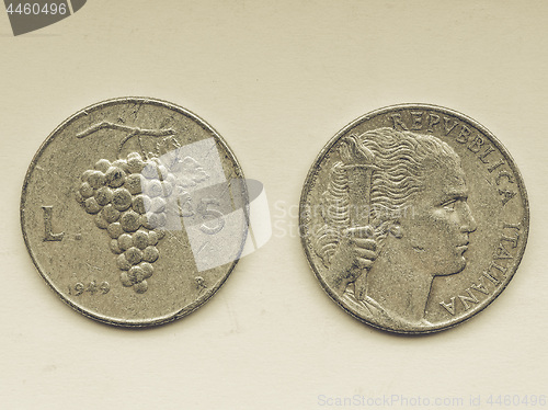 Image of Vintage Old Italian coins