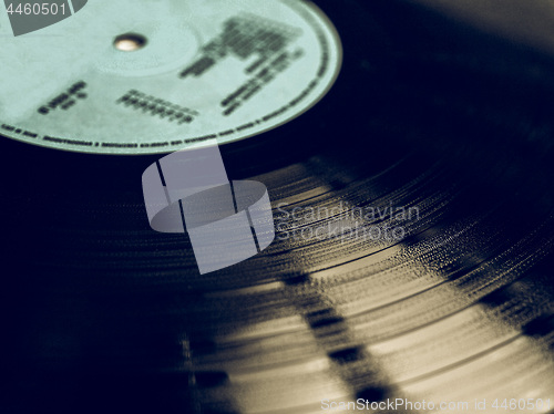 Image of Vintage looking Vinyl record