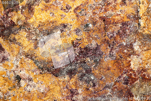 Image of colorful texture of old basement stone wall