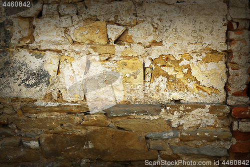 Image of old grungy stone wall