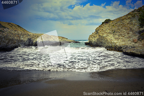 Image of detail of Sarakiniko beach