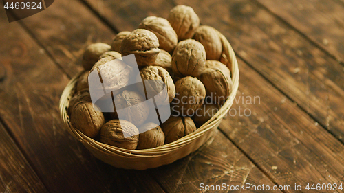 Image of Bowl with yummy walnuts