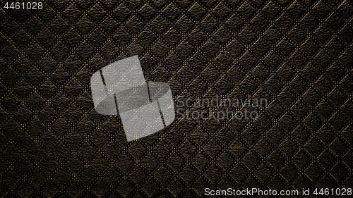 Image of Black background and neat pattern textures of squares