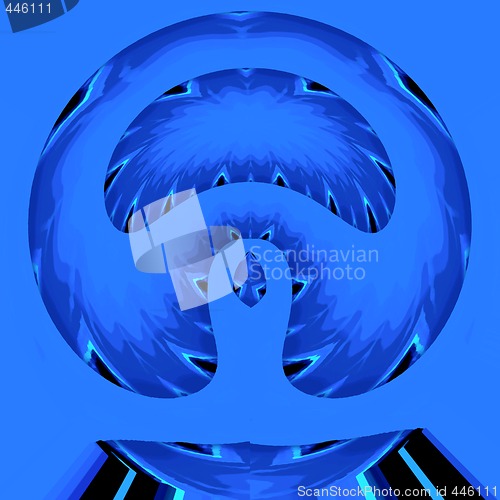 Image of Abstract 3d background