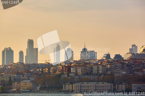 Image of Istanbul the capital of Turkey, eastern tourist city.