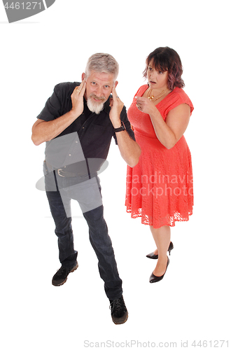 Image of Wife is shouting at her husband