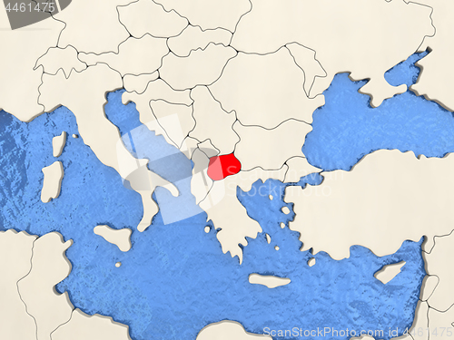 Image of Macedonia on map