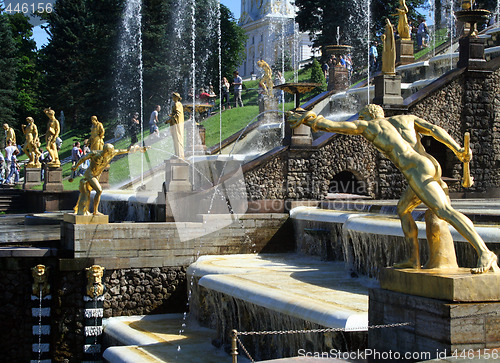 Image of Peters Palace at Peterhof, St Petersburg, Russia.