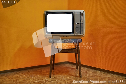 Image of Old TV blank screen