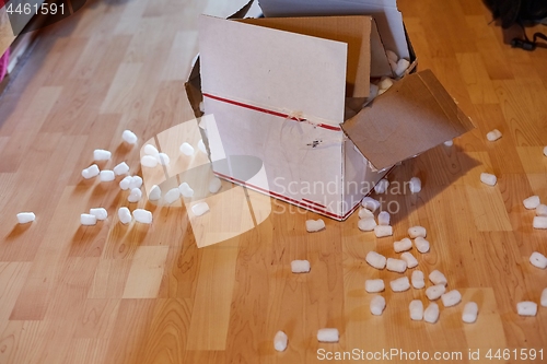 Image of Cardboard Box Opened