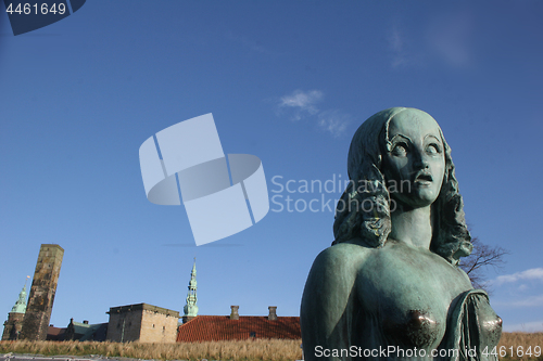 Image of Statues fronting Kronborg Castle