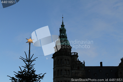 Image of Kronborg Castle at christmas