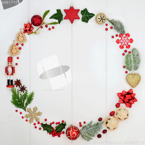 Image of Abstract Christmas Wreath
