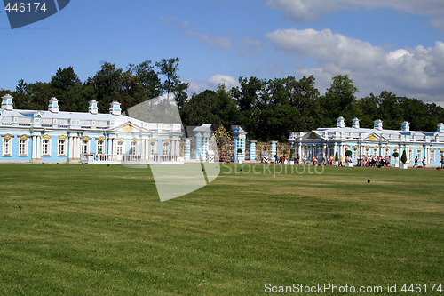 Image of Yekaterinksy Palace at Tsarskoe Syolo (Pushkin) in Russia.