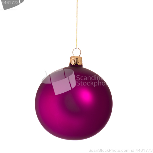 Image of Christmas bauble on white