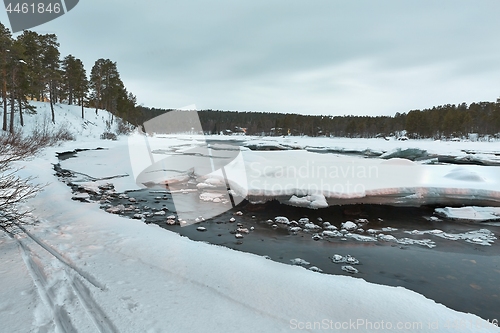 Image of Winter River Flow