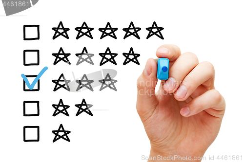 Image of Three Star Average Rating Concept