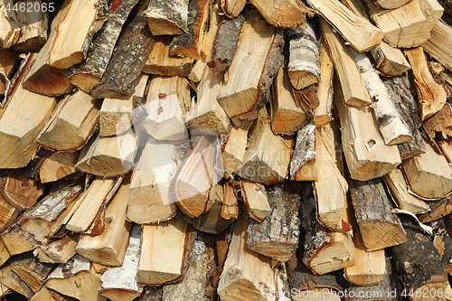 Image of stack of fire wood