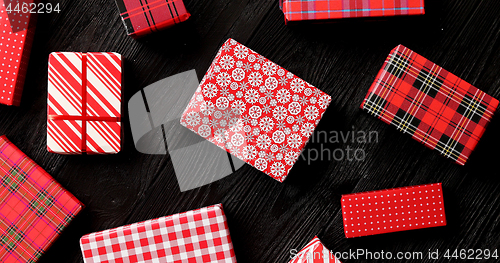 Image of Gifts wrapped in festive paper