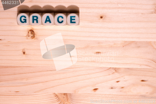 Image of Grace word template