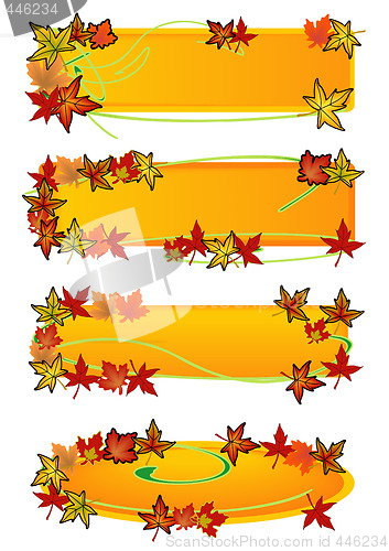 Image of Fall Leaf Banners