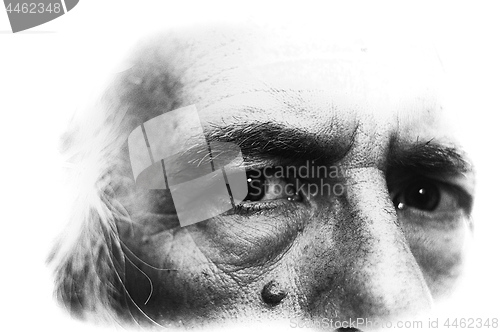 Image of Close up of mans eyes