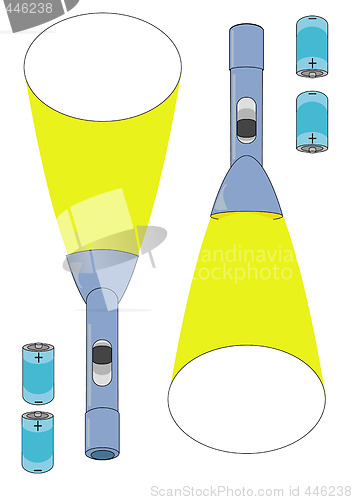 Image of Flashlights and Batteries