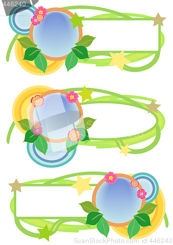 Image of Floral Banner Trio