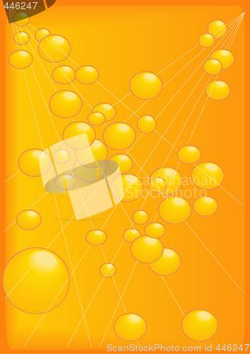 Image of Gold Beads and Strand Background