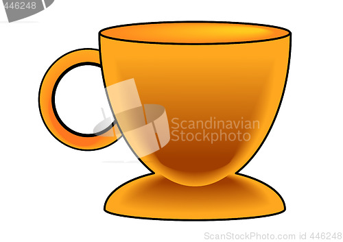 Image of Gold Coffee Cup