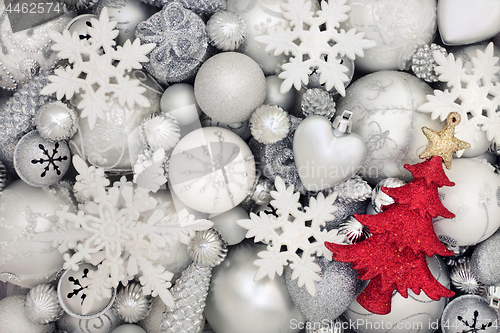 Image of Christmas Bauble and Tree Decorations