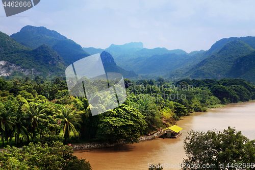 Image of Khwae river in Thailand 