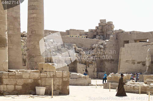 Image of Ancient ruins of Karnak Temple in Luxor, Egypt