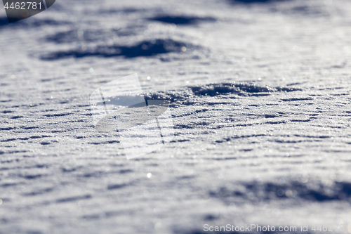 Image of land covered with snow