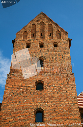 Image of Tower of the Trakai Castle near Vilnius