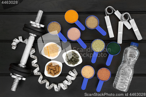 Image of Food for Body Builders and Equipment
