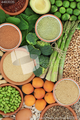 Image of High Protein Health Food Selection