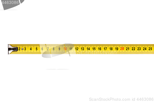 Image of Measuring tape on white