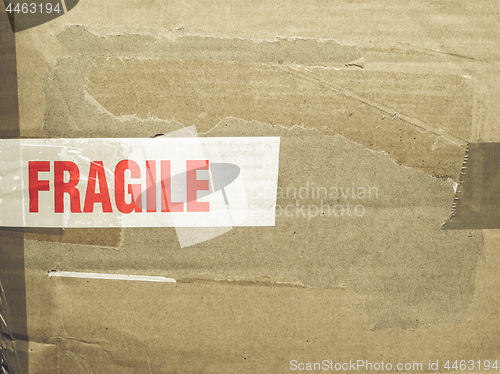 Image of Vintage looking Fragile picture