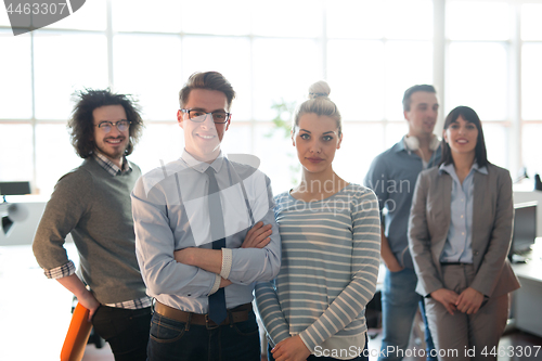 Image of Portrait of a business team At A Meeting