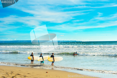 Image of Surfers going to surf