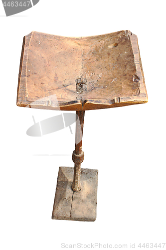 Image of wooden support for bible